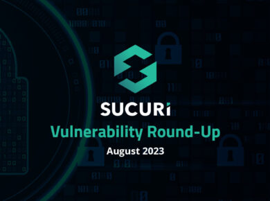 August WordPress Vulnerability and Patch Roundup