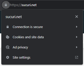 HTTPS port connection on a secure website connection with an SSL certificate 