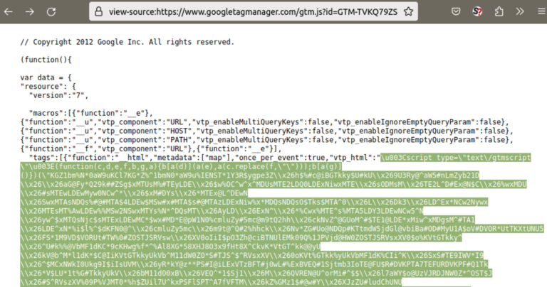 Analysis of the ATMZOW skimmer in GTM-TVKQ79ZS