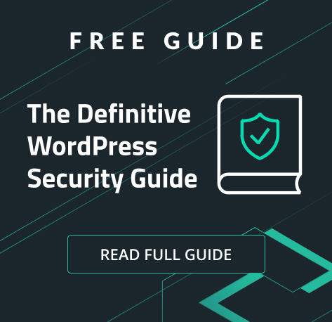 WordPress Security Guide Sidebar