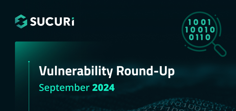 Vulnerability Round-Up September 2024