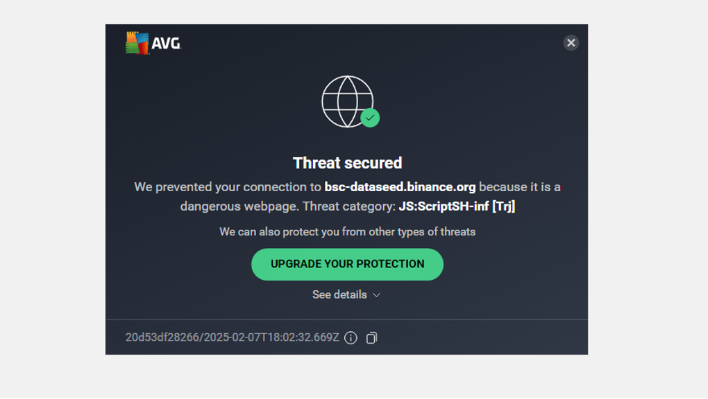 AVG threat assessment