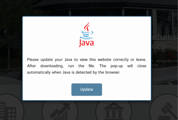 Fake Java Update Popup Found in Malicious WordPress Plugin