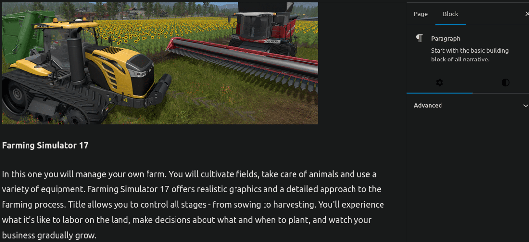 farm sim 17 spam page