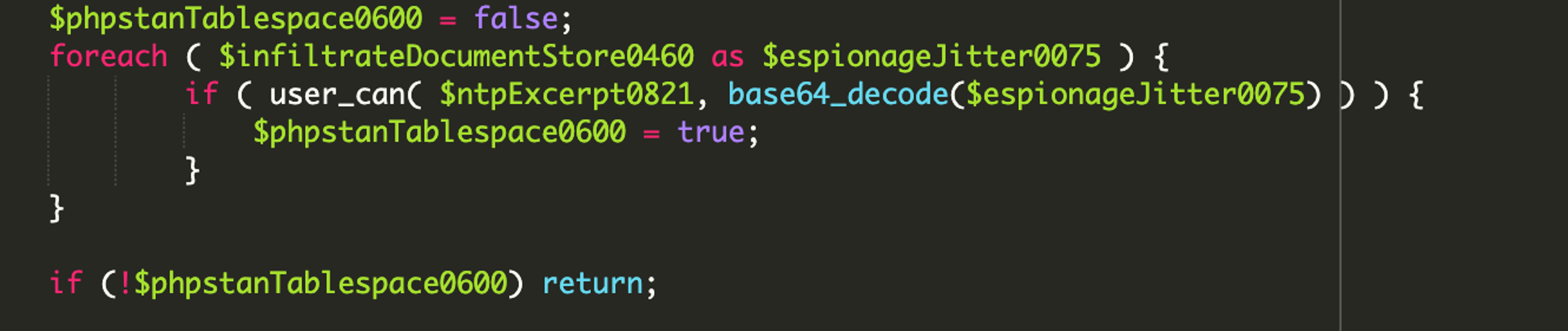 loop checking logged in users capabilities