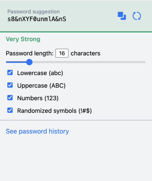 password generator
