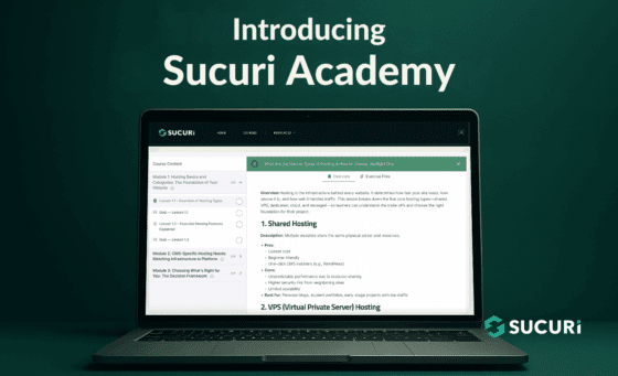 Introducing Sucuri Academy: Your New Destination for Website Security Education