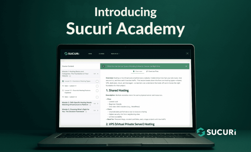 Sucuri Academy