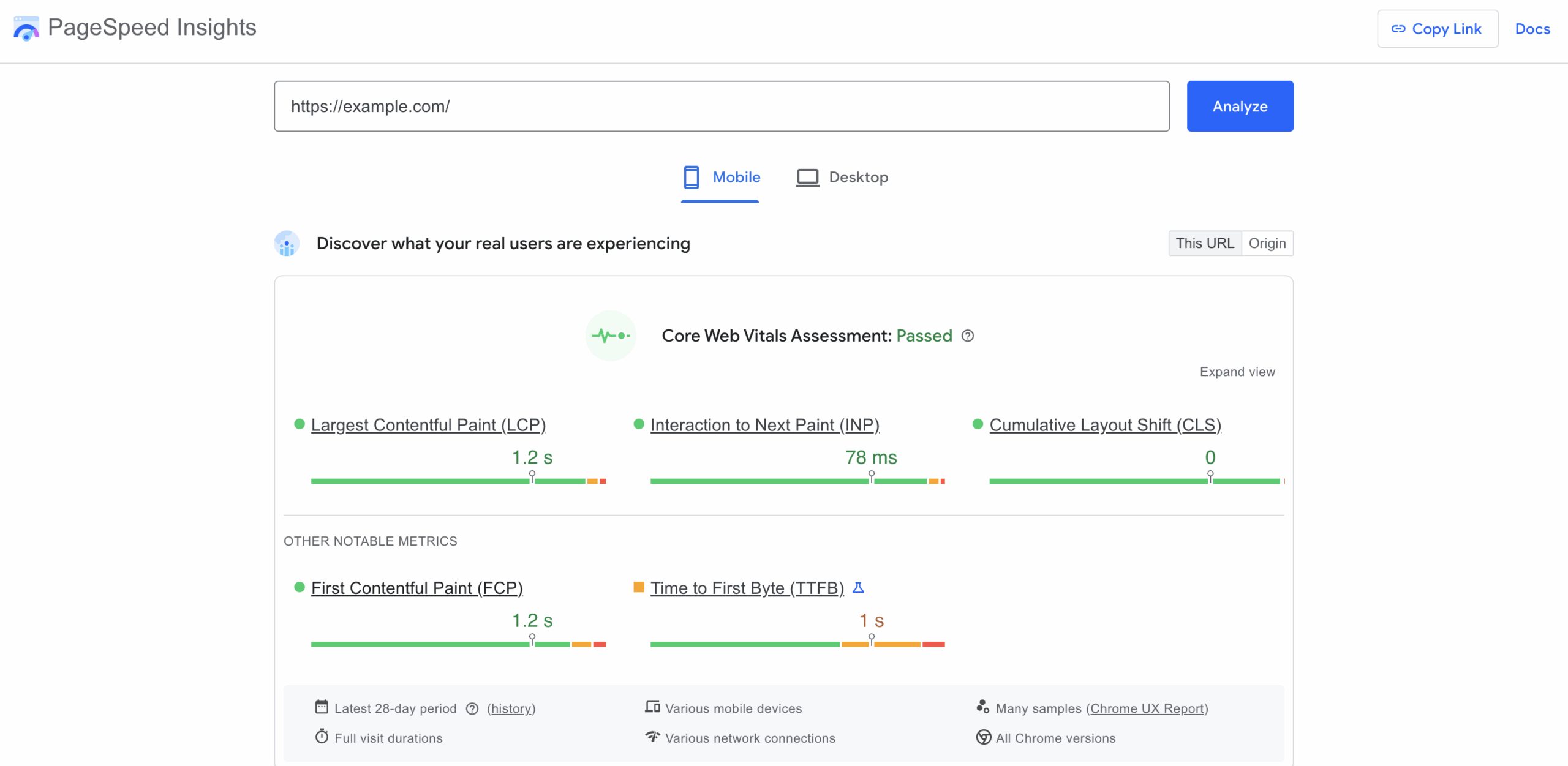 Google PageSpeed Insights