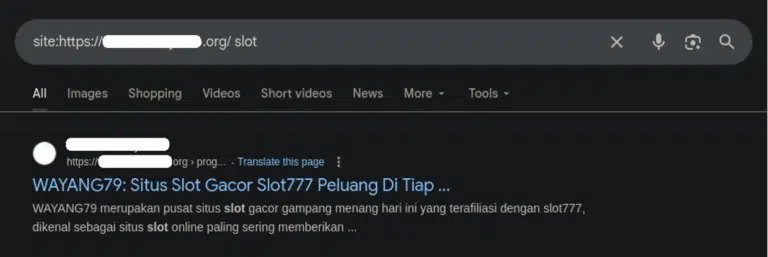 Spammy Search Results.