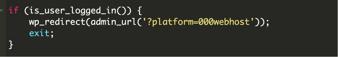 forced login of administrator
