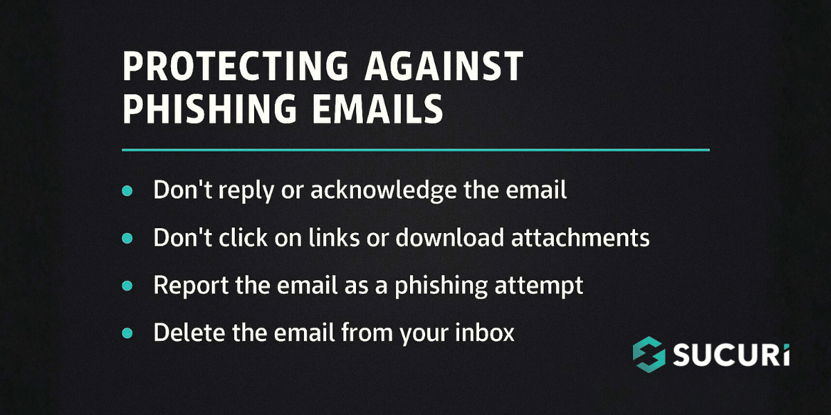 protect against email phishing