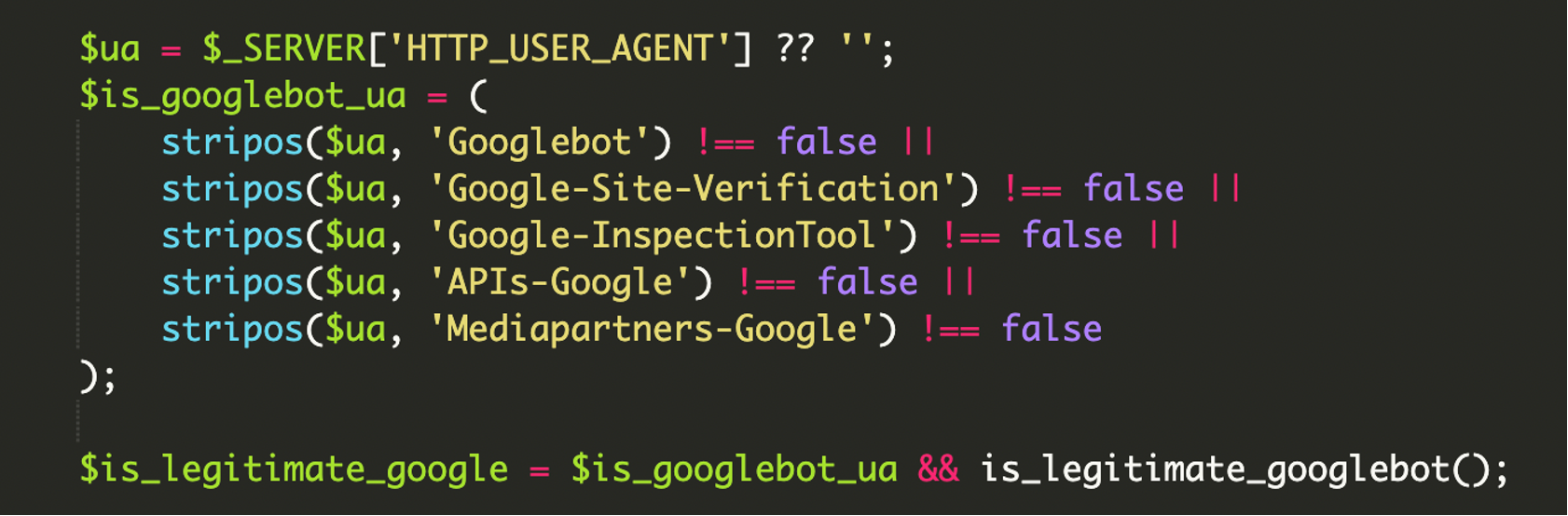 User-Agent Filtering