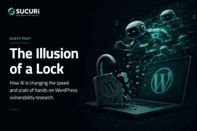 Sucuri Guest Blog Post - The Illusion of Lock, How AI is changing the speed and scale of hands-on WordPress vulnerability research.