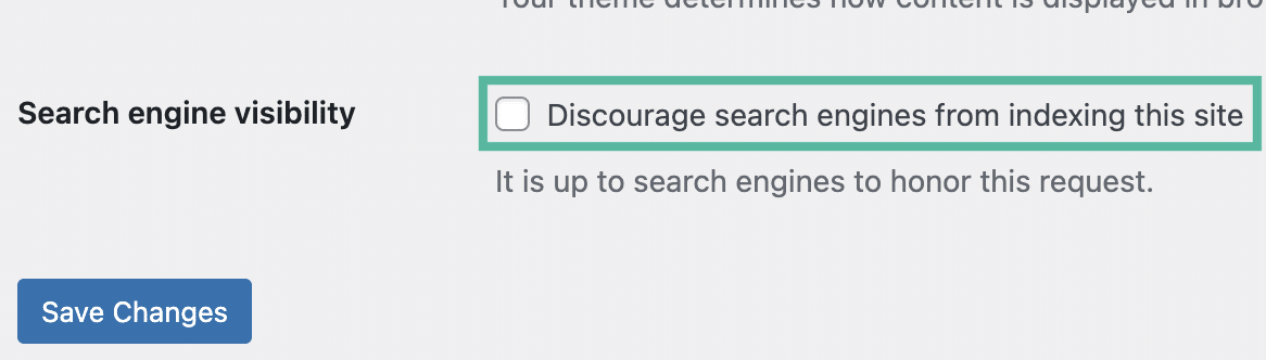 Discourage search engines from indexing this site